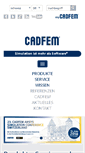 Mobile Screenshot of cadfem.ch